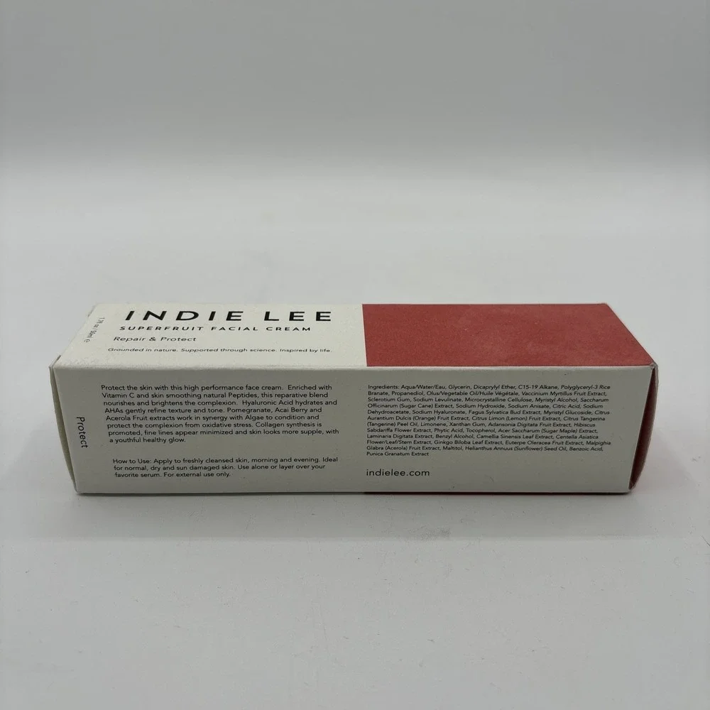 INDIE LEE Superfruit Facial Cream 1.7oz‎ / 50mL•DISCONTINUED•ALL SKIN TYPES• NEW